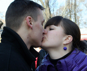 День Влюбленных в Одессе: подковы на счастье и сладкие поцелуи 
