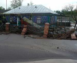 Села  Одесской области  затопило проливными дождями 