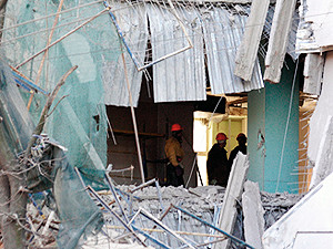 В Одессе рухнуло здание 