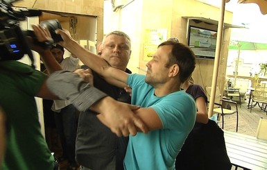 В Одессе покупатель напал на съемочную группу Фреймут