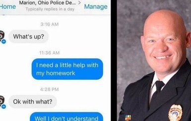 В США школьница попросила полицию помочь ей с домашним заданием