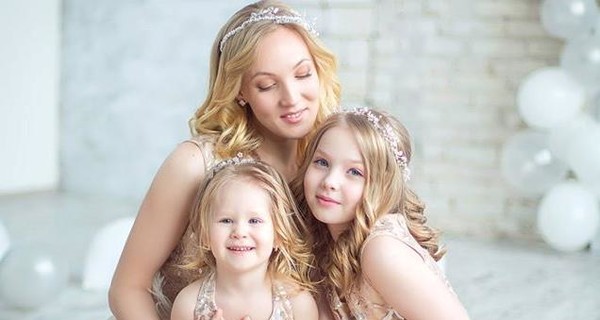Супруга и дочки Евгения Кошевого снялись в образах принцесс