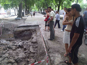 Под Приморским бульваром раскопали древний город 