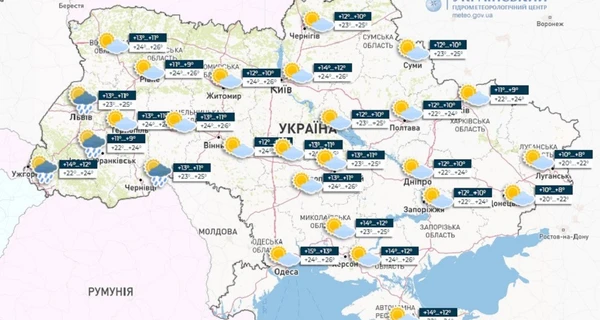 Погода в Украине 6 июня: дождя не будет и до 27 градусов тепла