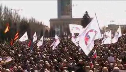 Митинг в Донецке. 30 марта 