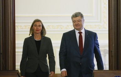 Порошенко и Могерини в Киеве высказались на тему выборов в Крыму