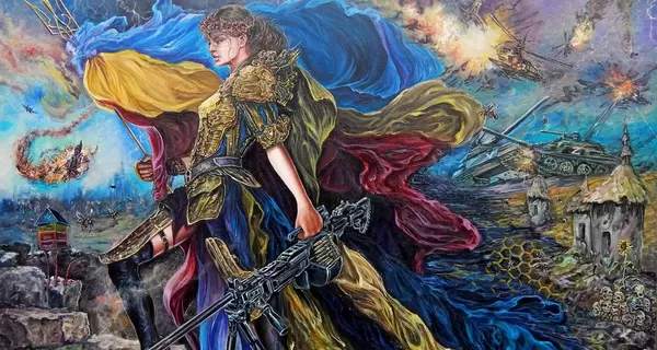 «Незламна»: як жіночі образи відображають боротьбу України в роботах художника з Житомирщини